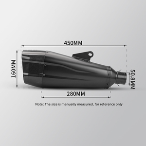 Silenciador de escape de carreras de motos Ak PRO-1 Agujero 51MM para R3 R25 <span class=keywords><strong>Tmax</strong></span> Tmax560 Tmax530 Z900 Cbr250rr Ninja300 K165 - Product Image 3
