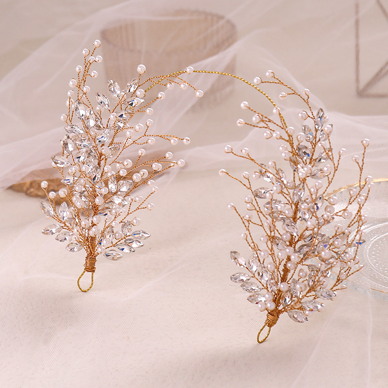 Diademas De Boda Con Diamant De Imitación Para Novia, Diadema De Cristal, Accorios Para El Cabello