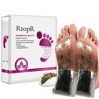 Patchs détoxifiants pour les pieds à base de gingembre et d'armoise, à base de plantes chinoises