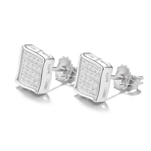 Boucles <span class=keywords><strong>d</strong></span>'oreilles en forme <span class=keywords><strong>d</strong></span>'éléphant, à la mode, 925, bijoux en <span class=keywords><strong>argent</strong></span> Sterling CZ, fermoir papillon, nouveauté - Product Image 4