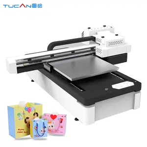 Impresión de pequeño formato máquina 6090 uv y tinta uv led impresora de cama plana para negocios