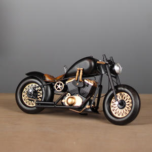 Yaratıcı el yapımı hediyeler ev dekorasyon amerikan tarzı aksesuarları Metal sanat Min ölçekli Harley Diecast motosiklet modelleri - Product Image 4