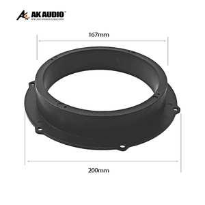 AK-11 6.5 pouces voiture haut-parleur montage entretoises adaptateur anneaux montage support anneau pour Audi pour <span class=keywords><strong>VW</strong></span> Magotan Skoda haut-parleur entretoises noir - Product Image 6