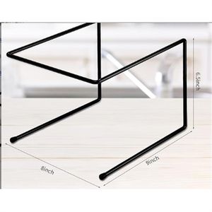 Support à pizza en fer forgé en forme <span class=keywords><strong>de</strong></span> U, <span class=keywords><strong>prix</strong></span> d'usine, avec joint <span class=keywords><strong>de</strong></span> soudure durable pour service commercial/événementiel - Product Image 5