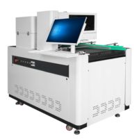 Mesin cetak UV A3 presisi tinggi pencetak Inkjet langsung multifungsi untuk kertas cangkir kain tas hadiah dimensi A4 kustom