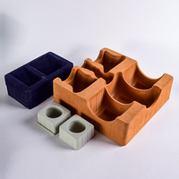 Plateau de support en PS flocé recyclable et écologique avec logo personnalisé pour boîtes cadeaux sur mesure