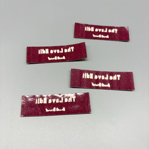Trở lại dính vải Name Tags với biểu tượng tùy chỉnh cho in nhãn quần áo - Product Image 2