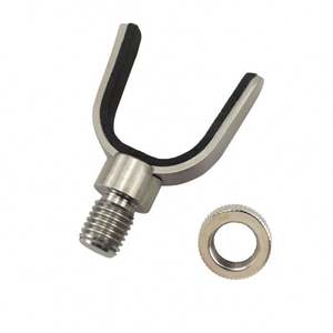 <span class=keywords><strong>Canne</strong></span> à pêche pour <span class=keywords><strong>carpe</strong></span> repose-pieds tête porte-cannes à pêche en acier inoxydable - Product Image 5