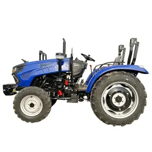 Kualitas Baik Pabrik Langsung 50hp 80HP 4wd 4X4 Mini Traktor Pertanian Rantai Roda Traktor dengan Harga Yang Kompetitif