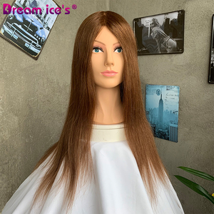 Maniquí de Cabello Afro Remy de 18 Pulgadas para Prácticas de Peluquería y Barbería, Marca DREAM.ICE, Venta al Por Mayor - Product Image 1