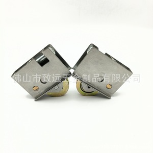 Rodillos ajustables de acero inoxidable para puertas correderas de balcón, paquete de 2, para uso en ventanas y puertas - Product Image 1