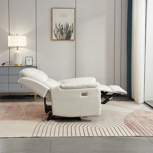 Creamy White Color Recliner Toddler Couch Electric Rocking Chair Functional <b>Sofa</b> Swing Design Office Chair Wholesale Chair - Product Image 2