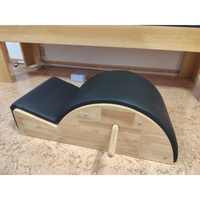 Correcteur de posture et d'étirement pour Pilates en bois massif, portable, silencieux, réglable, avec soutien lombaire, couleur de cuir personnalisable