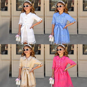 <span class=keywords><strong>Robe</strong></span> pour filles 2025 printemps et automne nouvelle saison <span class=keywords><strong>robe</strong></span> en dentelle dentelle à manches en dentelle - Product Image 1