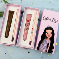 Kit de Luxe Vegan pour Lèvres : Huile Repulpante Brillante Longue Durée et Crayon Contour des Lèvres Transparent