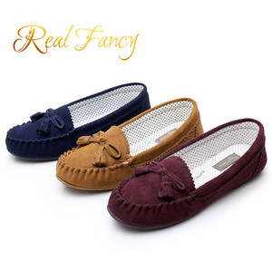 Moda Casual In Pelle Scamosciata Piatto <span class=keywords><strong>Mocassini</strong></span> In Pelle <span class=keywords><strong>Mocassini</strong></span> Scarpe per Le Donne - Product Image 2