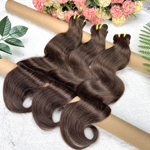 # ผมต่อแบบเวฟ 2 สี ผมแท้เปรู 10-40 นิ้ว แบบ Double Weft เรียงเกล็ดผมอย่างดี Remy Hair ขายส่ง - Product Image 6