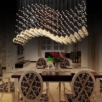 Plafonnier LED en verre fait main au design moderne, température de couleur réglable (chaud 6000K, froid 2700K), CRI 90 élevé, dimmable, pour salon et chambre