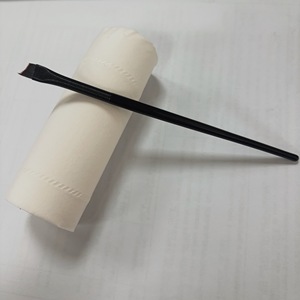 Pinceau à ongles oblique pour French manucure, pinceau <span class=keywords><strong>de</strong></span> <span class=keywords><strong>dessin</strong></span> pour sourire, nouveau modèle très vendu, en fibres synthétiques acryliques marron - Product Image 2