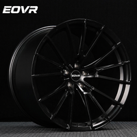 Rines Forjados EVOR Personalizados de 15 18 20 26 Pulgadas 5x120 5x130 6x139.7 5x1143 con Borde Negro para Autos de Pasajeros BMW, Benz, Audi