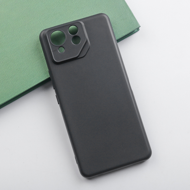 Black Silicone Matte Soft Back Mobile Phone Case for ASUS ROG 5 Zenfone 8 9 10 TPU Shockproof Phone Cover