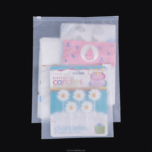 使い捨て<span class=keywords><strong>EVA</strong></span>透明厚さセルフシーリング包装袋つや消しジッパー靴下下着バッグ - Product Image 5