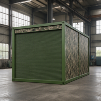 Grand garage conteneur modulaire pour le stockage de matériel agricole et le stationnement familial des voitures