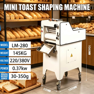 Multi-size Toast Bread Moulding <b>Machine</b> Adjustable Length 3-29cm <b>Dough</b> <b>Roller</b> Moulder For Loaf Bread Production - Product Image 6