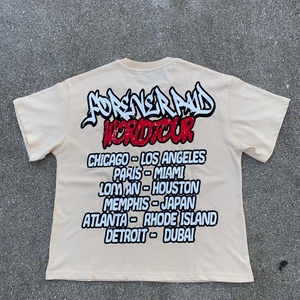 Street Wear Custom Graphic Vintage Sun Faded Acid Washed DTG T Shirt and Shorts Men Two Piece Set - Product Image 4