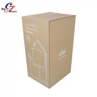 EB BC AB Kotak Karton Bergelombang, Kemasan Karton Besar Kraft Master Kemasan Karton untuk Logistik