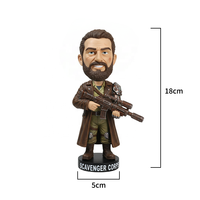 Figurine en résine personnalisée créative - Peinte à la main, style sportif/militaire, souvenirs de célébrités, cadeau