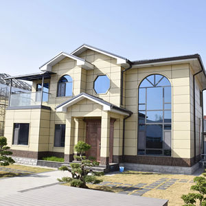 बाहरी घर के लिए <span class=keywords><strong>2026</strong></span> ग्राफिक आधुनिक डिजाइन हल्के फायरप्रूफ प्रीफैब्रिकेटेड स्टील संरचनाएं - Product Image 1