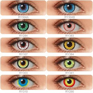 Popular disfraz <span class=keywords><strong>de</strong></span> Halloween Crazy Eyes lentes <span class=keywords><strong>de</strong></span> contacto Psyeche marca suave HEMA Corea Material 40% <span class=keywords><strong>agua</strong></span> 14,50mm Coral lentes <span class=keywords><strong>de</strong></span> contacto - Product Image 3