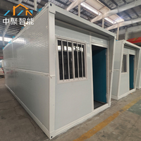 Maison de conteneur préfabriquée mobile pliable à faible coût de 20 pieds à vendre