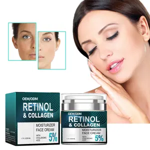 OEM/ODM Anti-aging Facial Skin Care Remove Wrinkle Firming Lifting Whitening Brightening Retinol Moisturizer Face Cream
