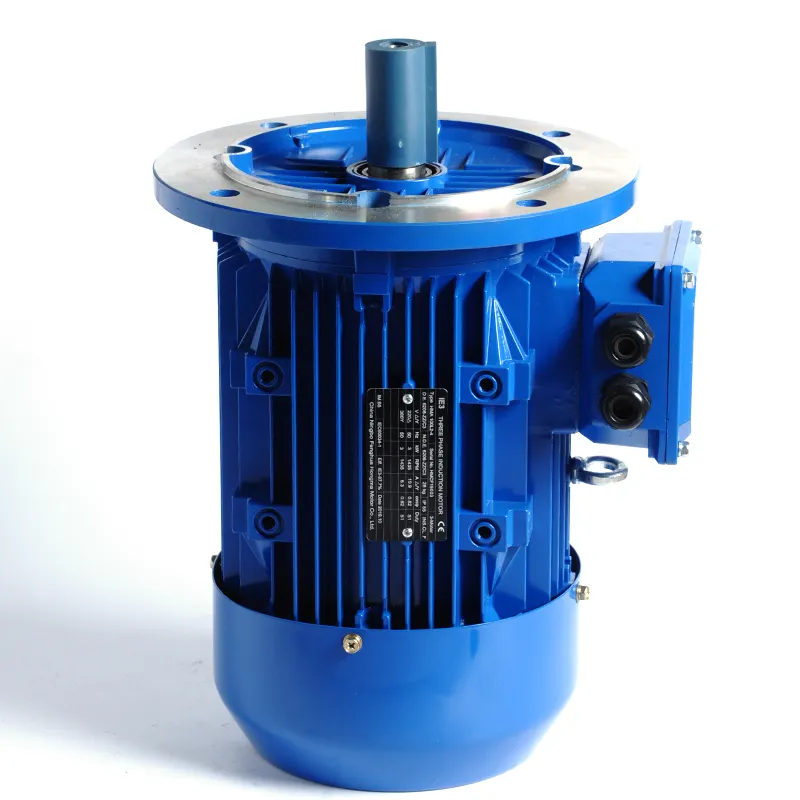 YS802 1.5HP 1.1KW 2 Pole B5 AC Asynchronous Motor Protected with Totally Enclosed Aluminium Housing