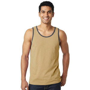 Camiseta sin Mangas de Punto para Hombre a Precio Económico, Calidad Premium, Transpirable, Poliéster/Algodón, Antiarrugas, Estilo Urbano, Colores con Logotipo Personalizado - Product Image 1