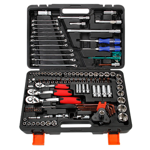 121PCS Kit Car Repair Sockets <b>Set</b> Hand <b>Tool</b> <b>Sets</b> Combination Socket Wrench <b>Set</b> with Plastic Toolbox - Product Image 1