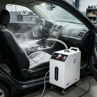 Machine de nettoyage à la glace sèche pour l'intérieur automobile, pour l'élimination des taches sur les sièges et les tableaux de bord