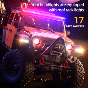 R1011-R1016 2.4GHz đài phát thanh điều khiển 4WD off-road xe 550 chải động cơ Rocker Crawler <span class=keywords><strong>RC</strong></span> xe với đèn LED cho người lớn - Product Image 4