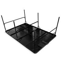 Table de pique-nique pliable portable en aluminium moderne, personnalisable, de haute qualité, pour le sport, la salle de sport, le barbecue, vente promotionnelle