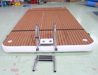 Plateforme Flotante Ocio Agua Mar Deportes Isla 6 Personas Plataforma Inflable Isla Flotante Agua Aire Muelle