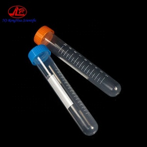 एसेप्टिक सेंट्रीफ्यूज ट्यूब प्रयोगशाला डिस्पोजेबल प्लास्टिक प ट्यूब टिप नीचे पतला फ्रीस्टैंडिंग नमूना ट्यूब - Product Image 5