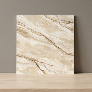 Baldosas de Porcelana con Efecto Mármol Gris Albedo Saturio, 600x600mm, Pulido Brillante, Cerámica - Product Image 5