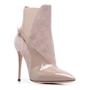 <span class=keywords><strong>Stivaletti</strong></span> da Donna a Punta <span class=keywords><strong>in</strong></span> Vernice Rossa con Tacco a Spillo, <span class=keywords><strong>Stivaletti</strong></span> alla Caviglia Slip-On - Product Image 6