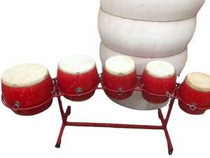 Instrumentos de Percusión Étnicos Profesionales de Cinco Notas, Juego de Timbales Acústicos Usados, en Oferta - Product Image 4