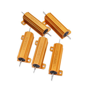 <span class=keywords><strong>50W</strong></span> 100W Aluminium Power Metal Shell Case Résistance bobinée 0.01R ~ 100K 1 6 <span class=keywords><strong>8</strong></span> 10 20 200 500 1K 10K Ohm Résistance RX24 Igmopnrq - Product Image 2