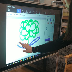 32 40 50 85 pollici Ultra sottile trasparente PCAP interattivo capacitivo Nano touch screen pannello pellicola di alluminio per la superficie del vetro - Product Image 5