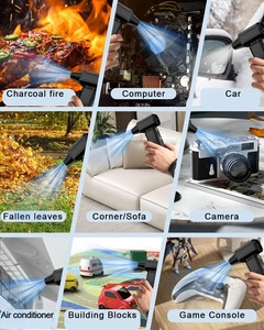 Nouveau ventilateur violent 180000 tr/min, souffleur turbo sans balais, puissant souffleur d'air, aspirateur de poussière, charge Type-C, vents forts 54 m/s - Product Image 4