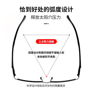 Nouvelles lunettes semi-cerclées en alliage pour hommes 34130 pour usage professionnel Printemps 2022 Fabriqué au Jiangsu - Product Image 1